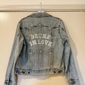 Rue De Sein Rue Denim “Drunk in Love” Star Jacket